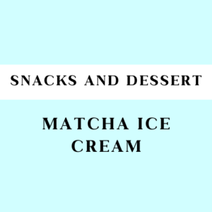 Matcha Ice Cream